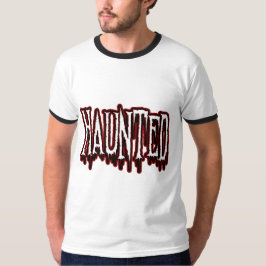Spuk Horror Tropfen Typografie T-Shirt