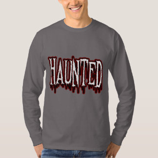 Spuk Horror Tropfen Typografie T-Shirt