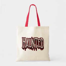 Spuk Horror Tropfen Typografie Tragetasche