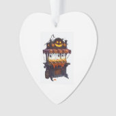 Spuk Hot Dog Stand Ornament (Vorderseite)