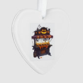 Spuk Hot Dog Stand Ornament (Vorderseite)