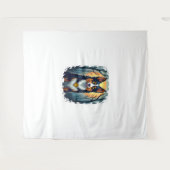 Spuk Hound House Wandteppich (Vorderseite (Horizontal))