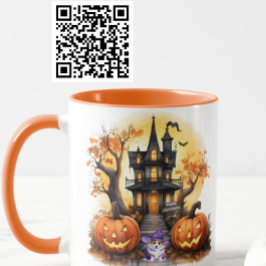 Spuk House Corgi Witch Tasse