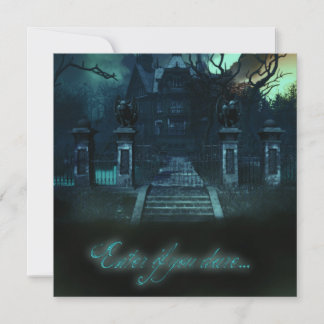 Spuk House Creepy Halloween Einladungen