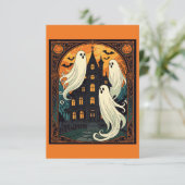 Spuk House - Dark Shadows Street Einladung (Stehend Vorderseite)