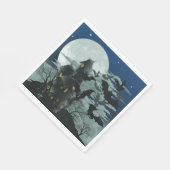 Spuk House Full Moon Paper Napkins Serviette (Ecke)