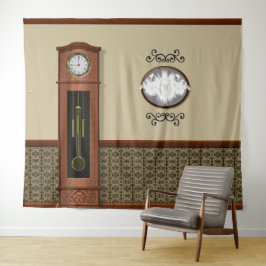 Spuk House Ghost Mirror Halloween Hintergrund Wandteppich