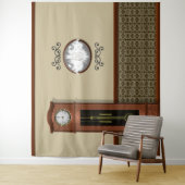 Spuk House Ghost Mirror Halloween Hintergrund Wandteppich (Beispiel)