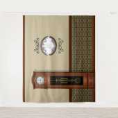 Spuk House Ghost Mirror Halloween Hintergrund Wandteppich (Vorderseite)