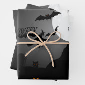 Spuk House Graveyard Halloween Geschenkpapier Set (Beispiel)