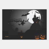 Spuk House Graveyard Halloween Geschenkpapier Set (Vorderseite 3)