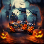 Spuk House Halloween Costume Party Einladung