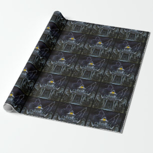 Spuk House Halloween Geschenkpapier