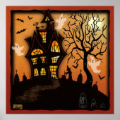 Spuk House Halloween Inspirivity Class Poster (Vorne)