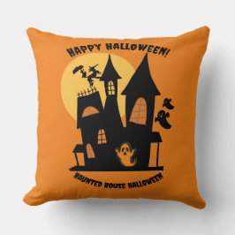 Spuk House Halloween Kissen