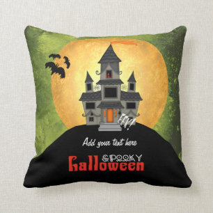 Spuk House Halloween Kissen