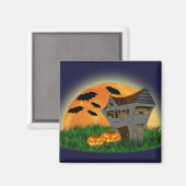 Spuk House Halloween Magnet (Vorderseite/Rückseite)