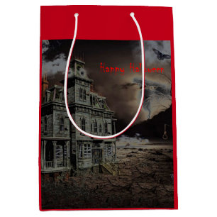 Spuk House Halloween Mittlere Geschenktüte