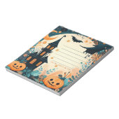 Spuk House Halloween Notizblock (Rotiert)
