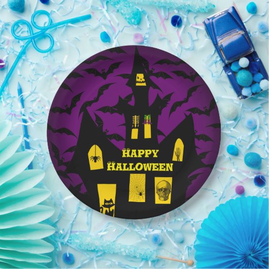 Spuk House Halloween Paper Teller (Party)