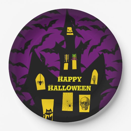 Spuk House Halloween Paper Teller (Vorderseite)