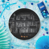 Spuk House Halloween Pappteller (Party)
