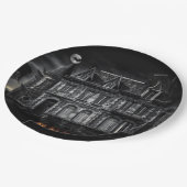 Spuk House Halloween Pappteller (Schrägansicht)