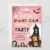 Spuk House Halloween Party Einladung (Vorderseite)