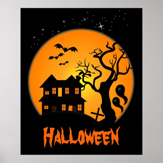 Spuk House Halloween Poster (Vorne)