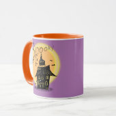 Spuk House Halloween Spooky Neon Tasse (Vorderseite Links)