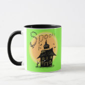 Spuk House Halloween Spooky Neon Tasse (Links)