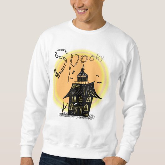 Spuk House Halloween Spooky Sweatshirt (Vorderseite)