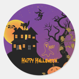 Spuk House Halloween Stickers