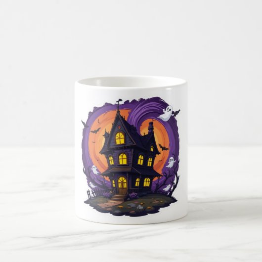 Spuk House Halloween Tasse - Spooky Gothic Mansio (Mittel)