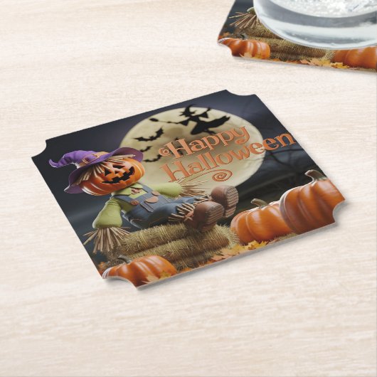 Spuk House Halloween Untersetzer (angewinkelt)