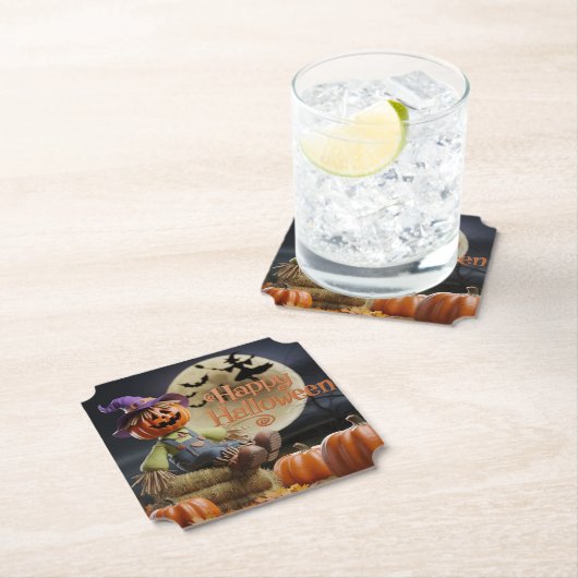 Spuk House Halloween Untersetzer (Vor Ort)