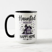 Spuk House Happy Zuhause Tasse (Links)