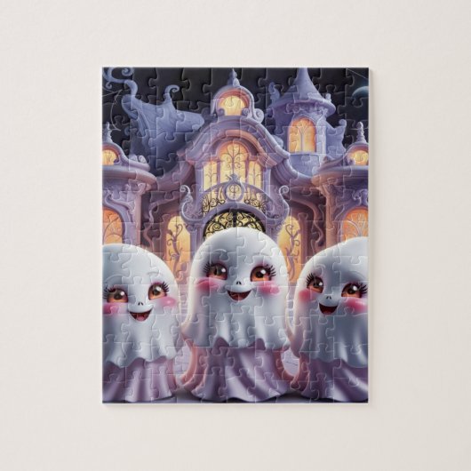 Spuk House Jigsaw Challenge Puzzle (Vertikal)