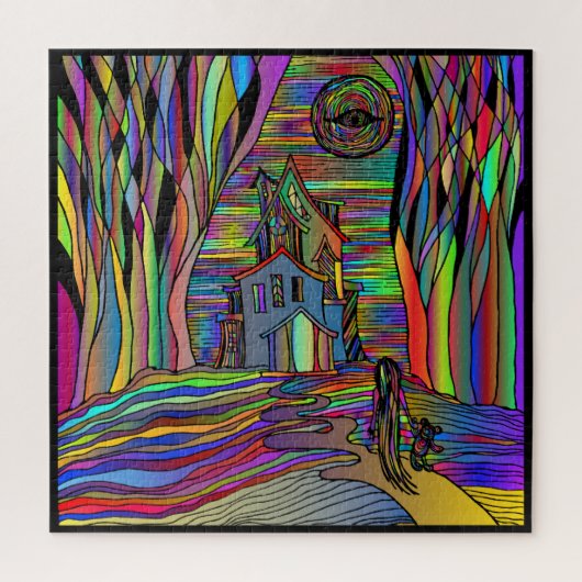 Spuk House Jigsaw Puzzle (Vertikal)