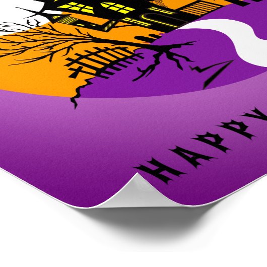 Spuk-House-Plakat Poster (Ecke)