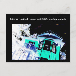 Spuk House Postcard (Calgary, Kanada) Postkarte
