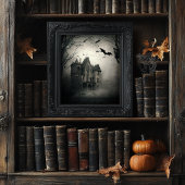 Spuk-House-Poster - Halloween Spooky Print Poster