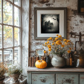 Spuk-House-Poster - Halloween Spooky Print Poster
