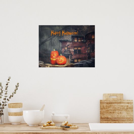 Spuk-House-Poster Poster (Küche)