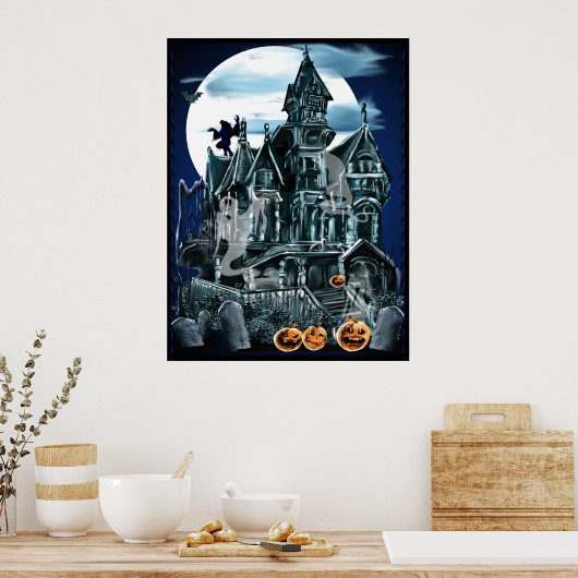 Spuk-House-Poster Poster (Küche)