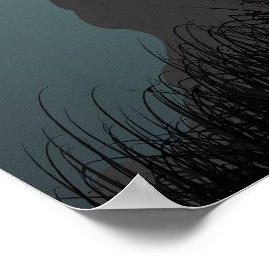 Spuk-House-Poster Poster (Ecke)