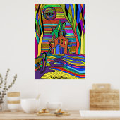 Spuk-House-Poster Poster (Küche)