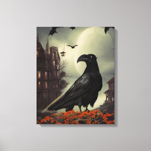 Spuk House Raven Leinwanddruck (Vorderseite)