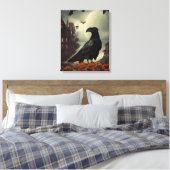 Spuk House Raven Leinwanddruck (Insitu (Schlafzimmer))