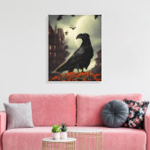 Spuk House Raven Leinwanddruck (Insitu (Wohnzimmer))